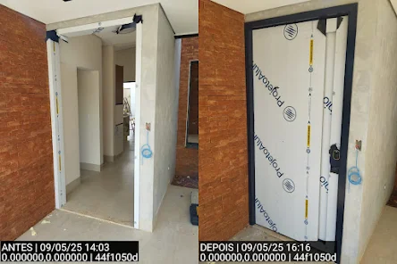 Exemplo de antes e depois - Reforma